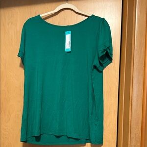 Women’s Emerald Green Short Sleeve Tee xl